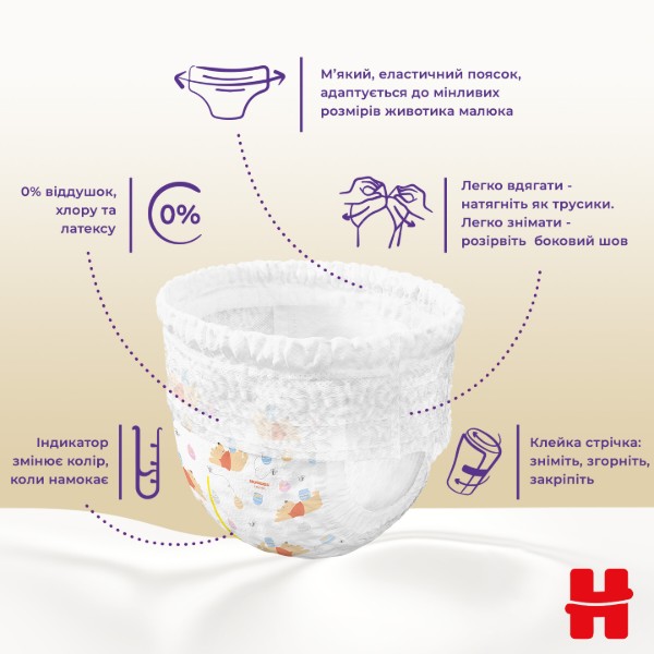 Фото - Одноразовые подгузники-трусики Huggies Extra Care Pants Размер 4 (9-14кг), 38 шт.